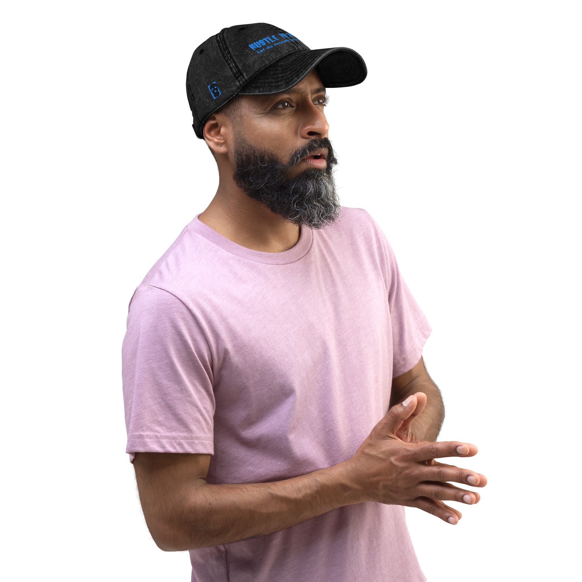 Embroidered Vintage Cotton Twill Cap