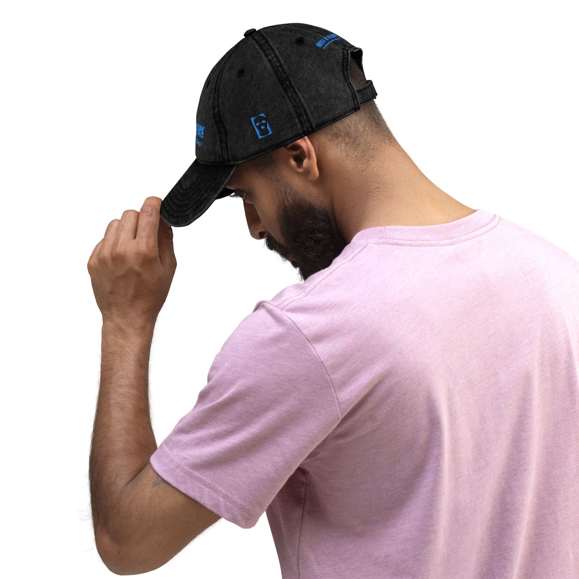 Embroidered Vintage Cotton Twill Cap