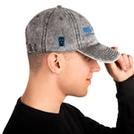 Embroidered Vintage Cotton Twill Cap