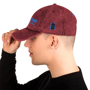 Embroidered Vintage Cotton Twill Cap