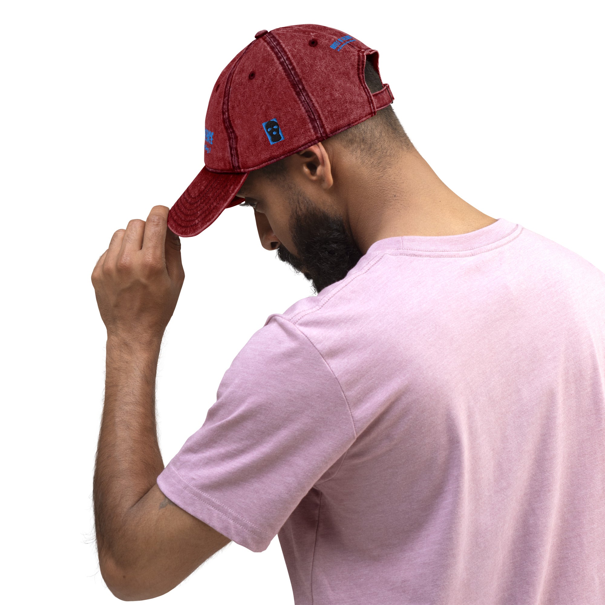 Embroidered Vintage Cotton Twill Cap