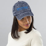 Embroidered Vintage Cotton Twill Cap