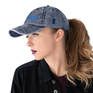 Embroidered Vintage Cotton Twill Cap